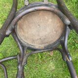 Set of 8 mismatched bistro chairs