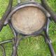 Set of 8 mismatched bistro chairs