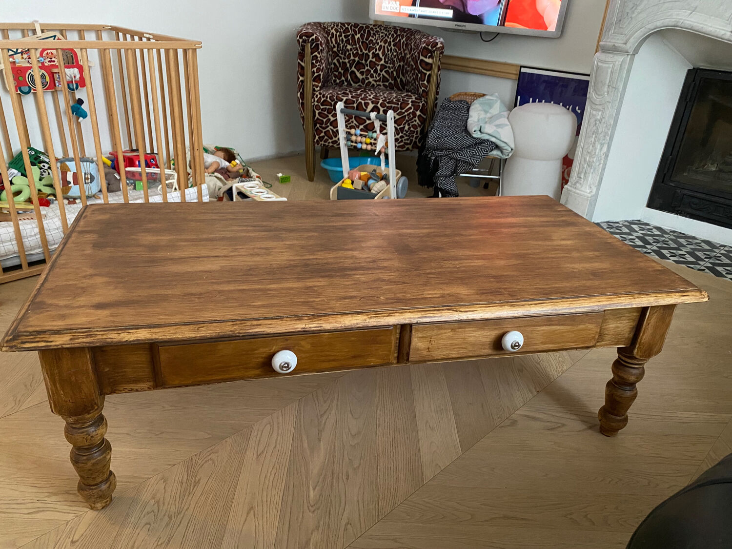 Table basse bois