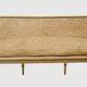 Louis XVI style bench in 20th century patinated beech