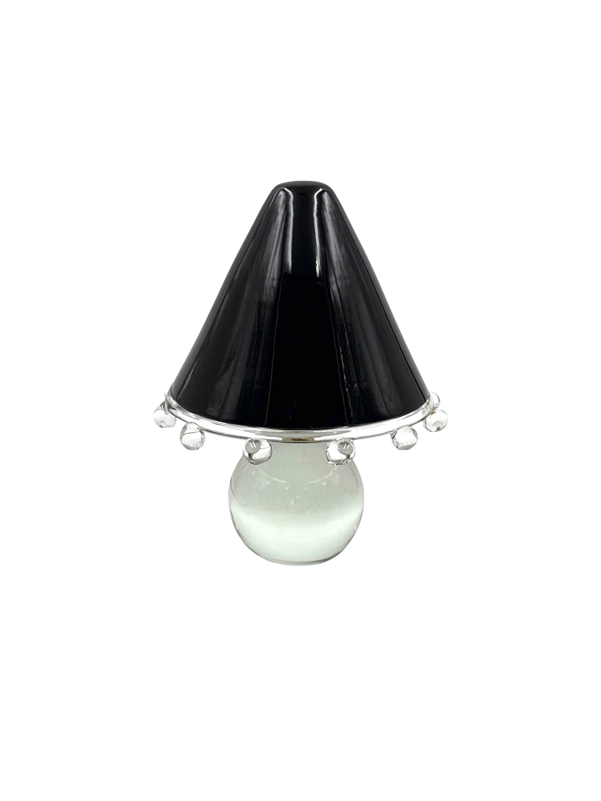 Murano Glass Table Lamp mod. Budur, Roberto Pamio, Leucos Italy, 1970s
