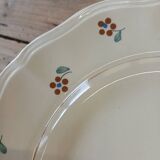9 assiettes plates anciennes Digoin Sarreguemines