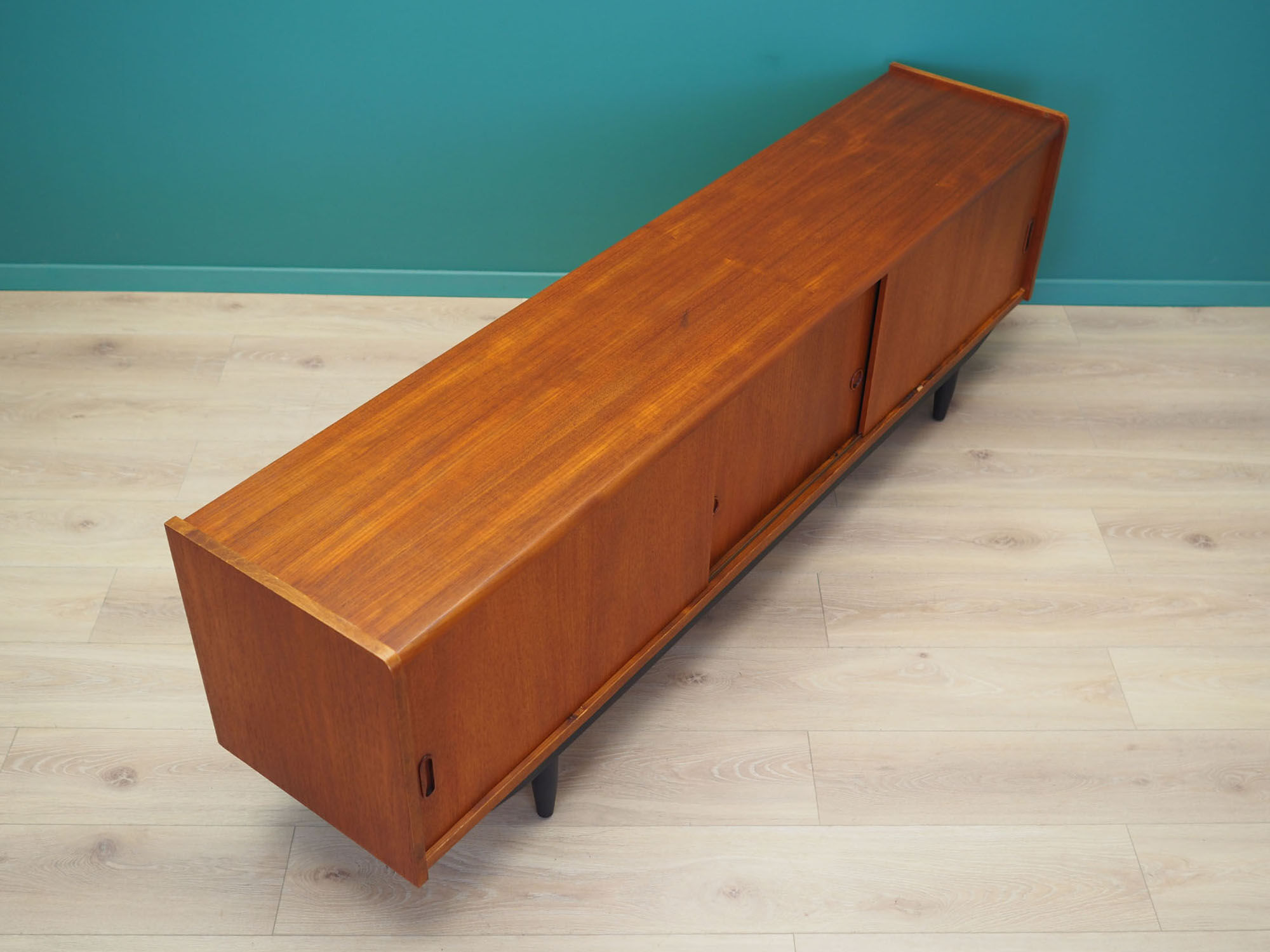 Teak sideboard, danish design, 1960s, manufacturer: Denmark