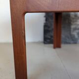 Square teak coffee table by Illum Wikkelso for N.Eilersen