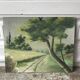 Landscape oil painting