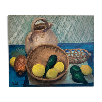 Still life in oil