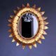 Oval sun mirror, 61x52cm.