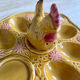 Ceramic chicken egg dish
