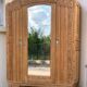 Armoire parisienne art déco chêne massif brut