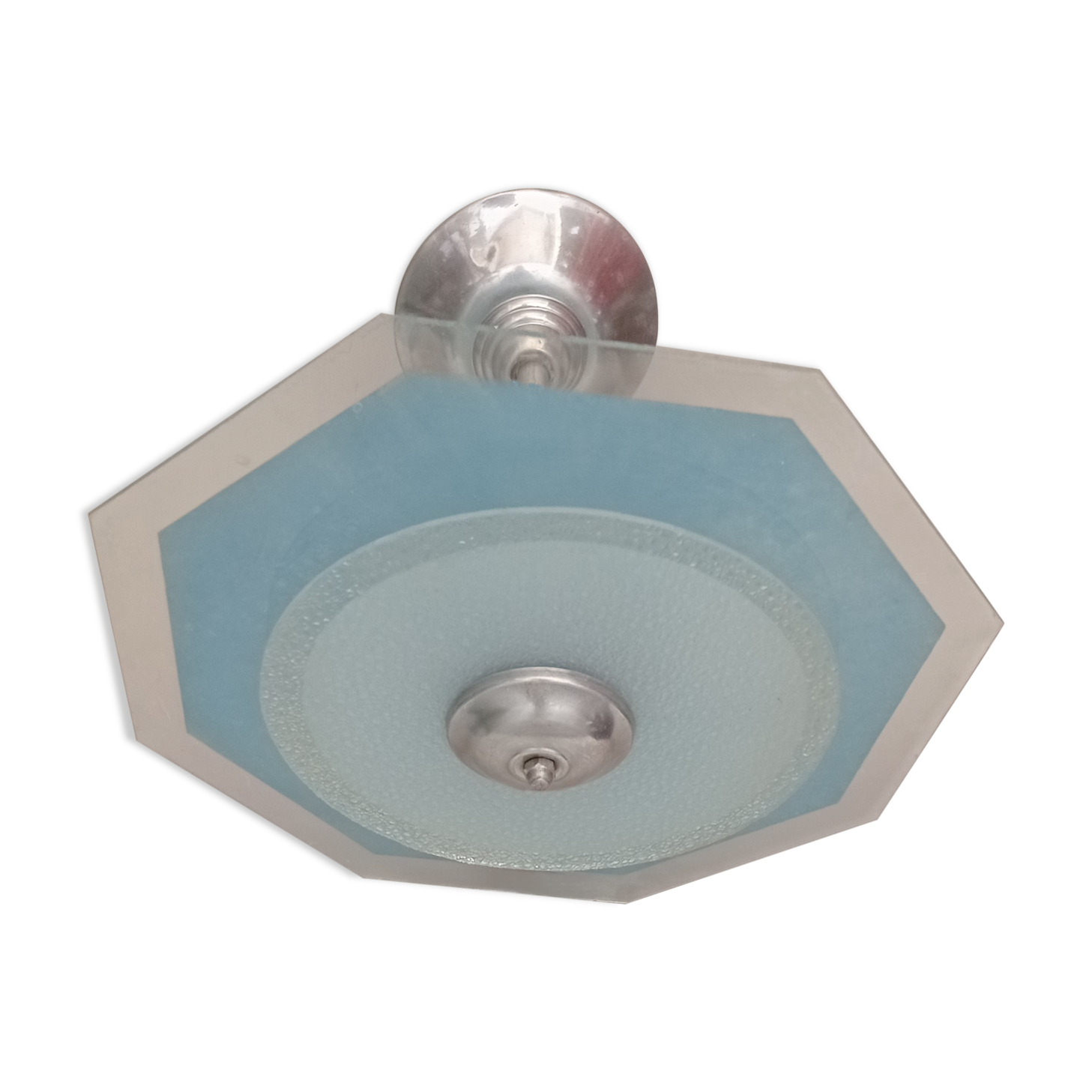 Modernist art deco chandelier