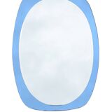 Blue mirror attributed to Fontana Arte, 1970