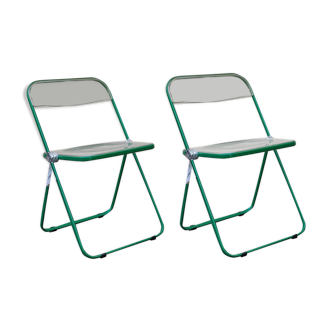 Plia Folding Chairs by Giancarlo Piretti for Castelli, Modern Design, 1960