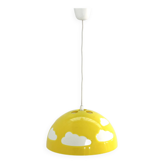 Suspension jaune Nuage par Henrik Preutz pour Ikea, 1990