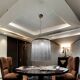 Murano Glass Rod Brass Light Pendant 1980’s