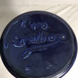 Ancien vase gaubier céramique multicolore années 70 vintage