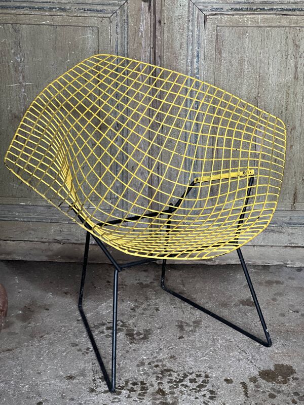 Fauteuil Bertoia Diamond édition Knoll, années 60