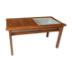 Jardinière scandinave table basse teck années 60
