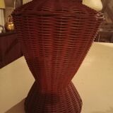 Rattan table lamp