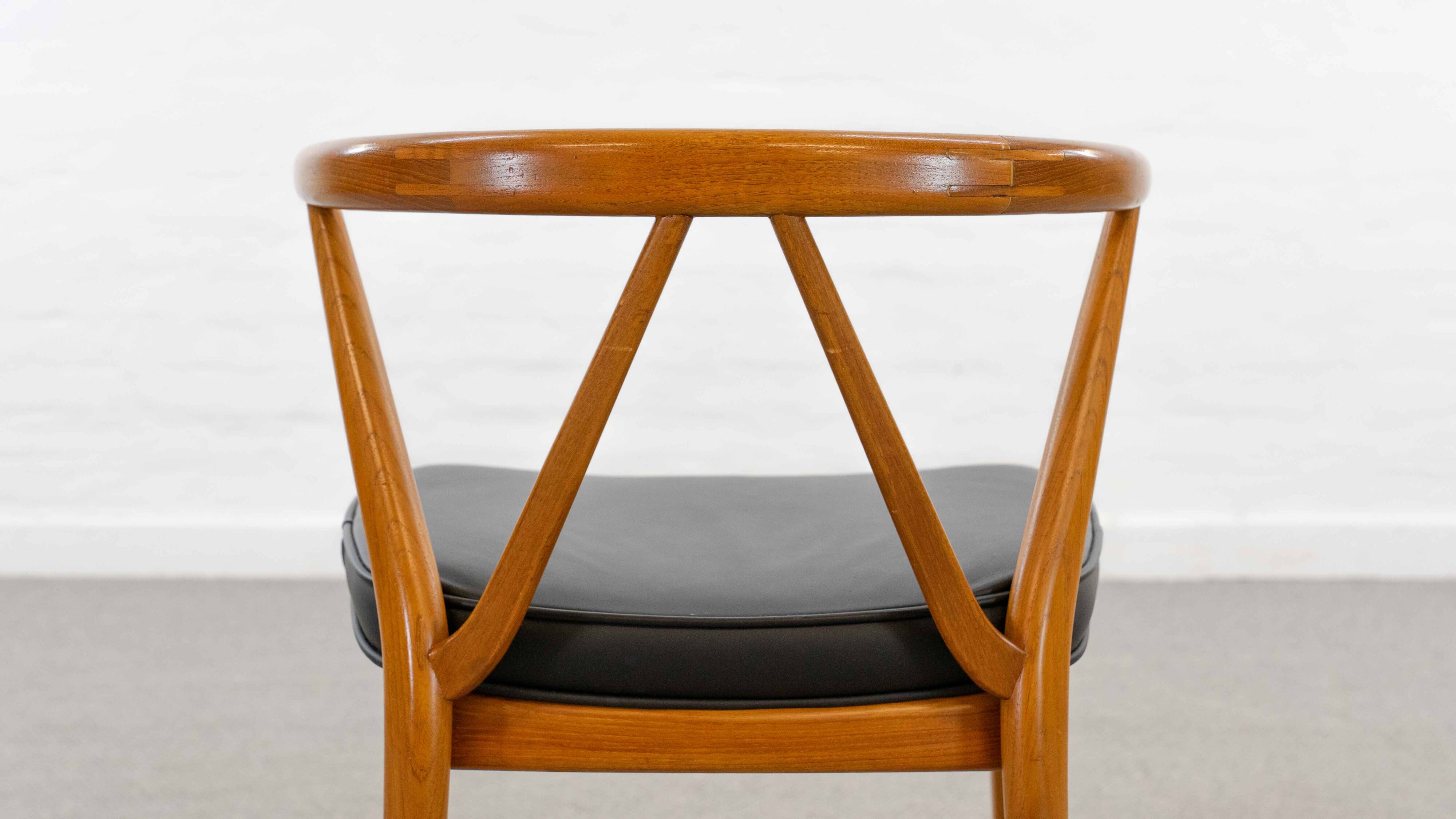 Fauteuil modèle 255 de Henning Kjaernulf pour Bruno Hansen