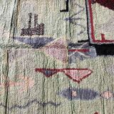 Tapis Berbère Azilal décor et couleurs pastels 265x155cm