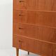 Commode scandinave, années 1950-1960, en teck