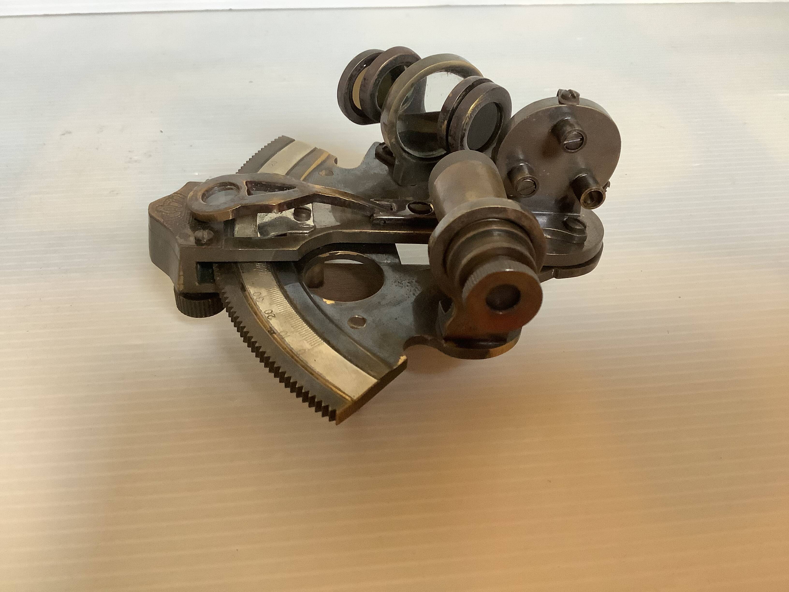 Marine compass sextant box