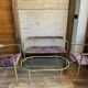 Mid-Century Modern Lounge Set in Brass, 1960s, Set of 4