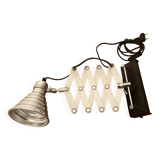 Industrial accordion wall light