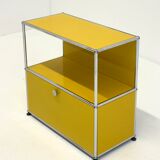 USM Haller cabinet in yellow