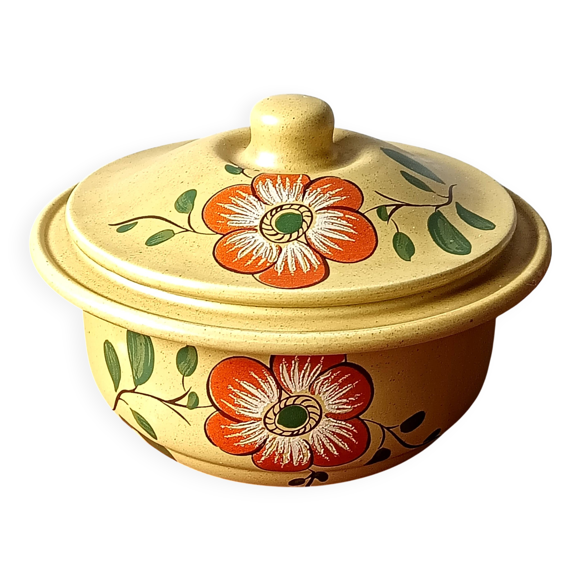 Vintage k&g luneville french ceramic soup tureen