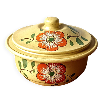 Soupière en céramique française k&g luneville vintage