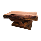 Solid wood coffee table
