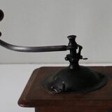 Wooden coffee grinder early 20th