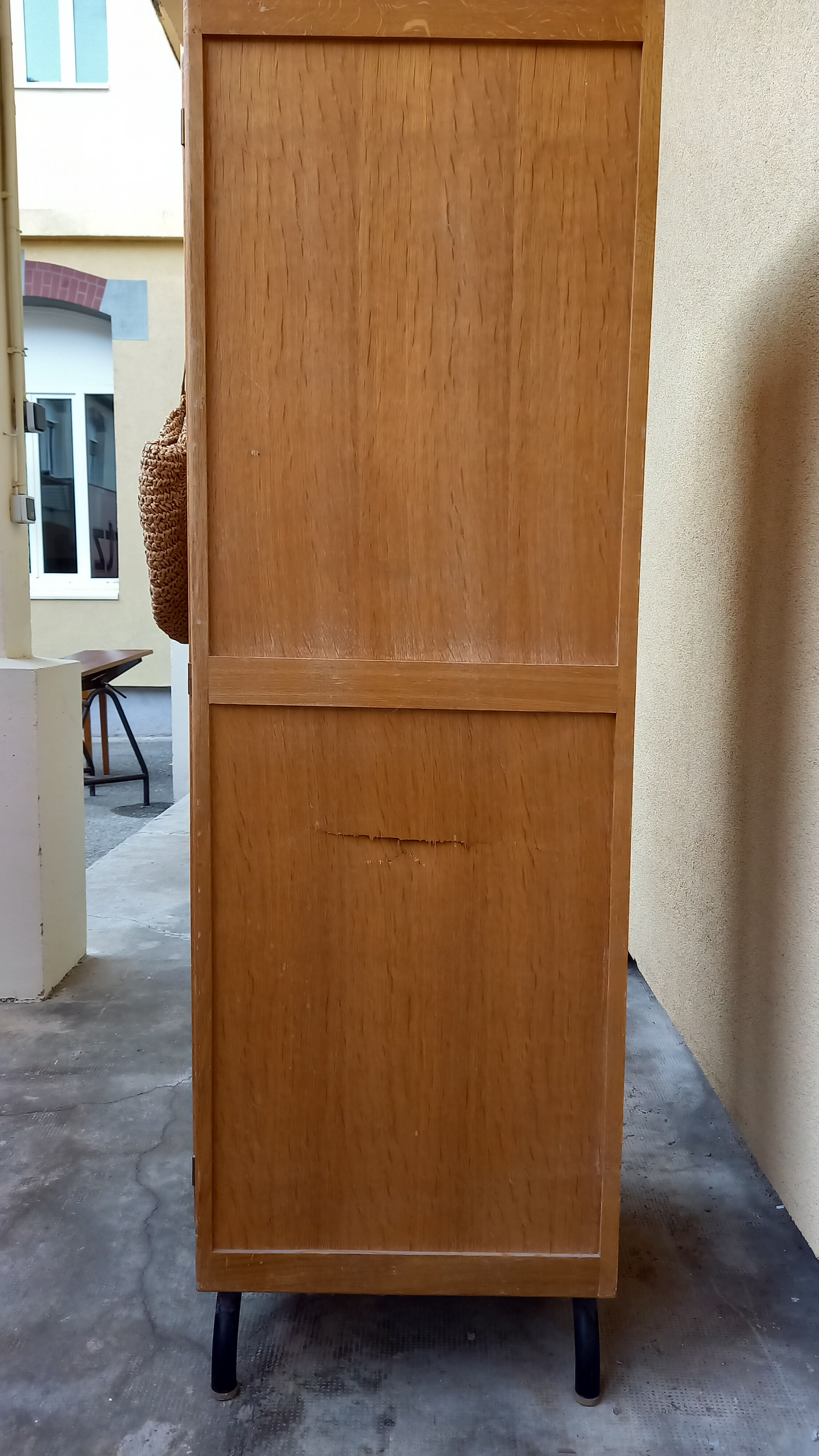 Cabinet and school desk