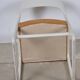 Chaise traineau Bauman blanche