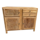 Vintage Scandinavian wooden storage cabinet
