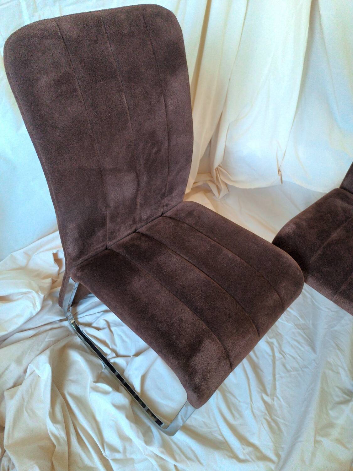 Vintage 1980s dining room chairs