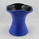 Vase modern Blue ceramic Topeko Keramik West Germany