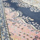 Rug in Pink and Dark Blue – 240x170 cm