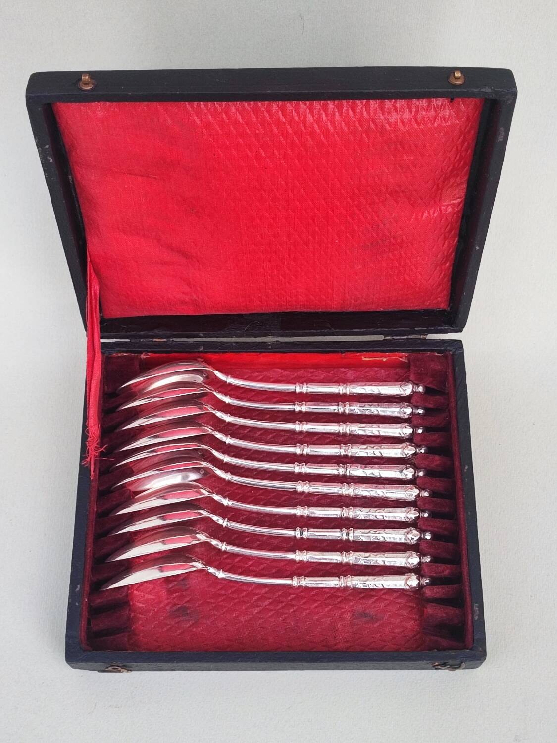 10 X silver plated teaspoons