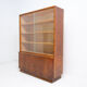 Bibliothèque vintage en noyer, années 1960, Tchécoslovaquie