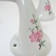 Three porcelain hooks limoges vintage japanese floral decoration