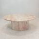 Italian marble oval coffee table, 1970's