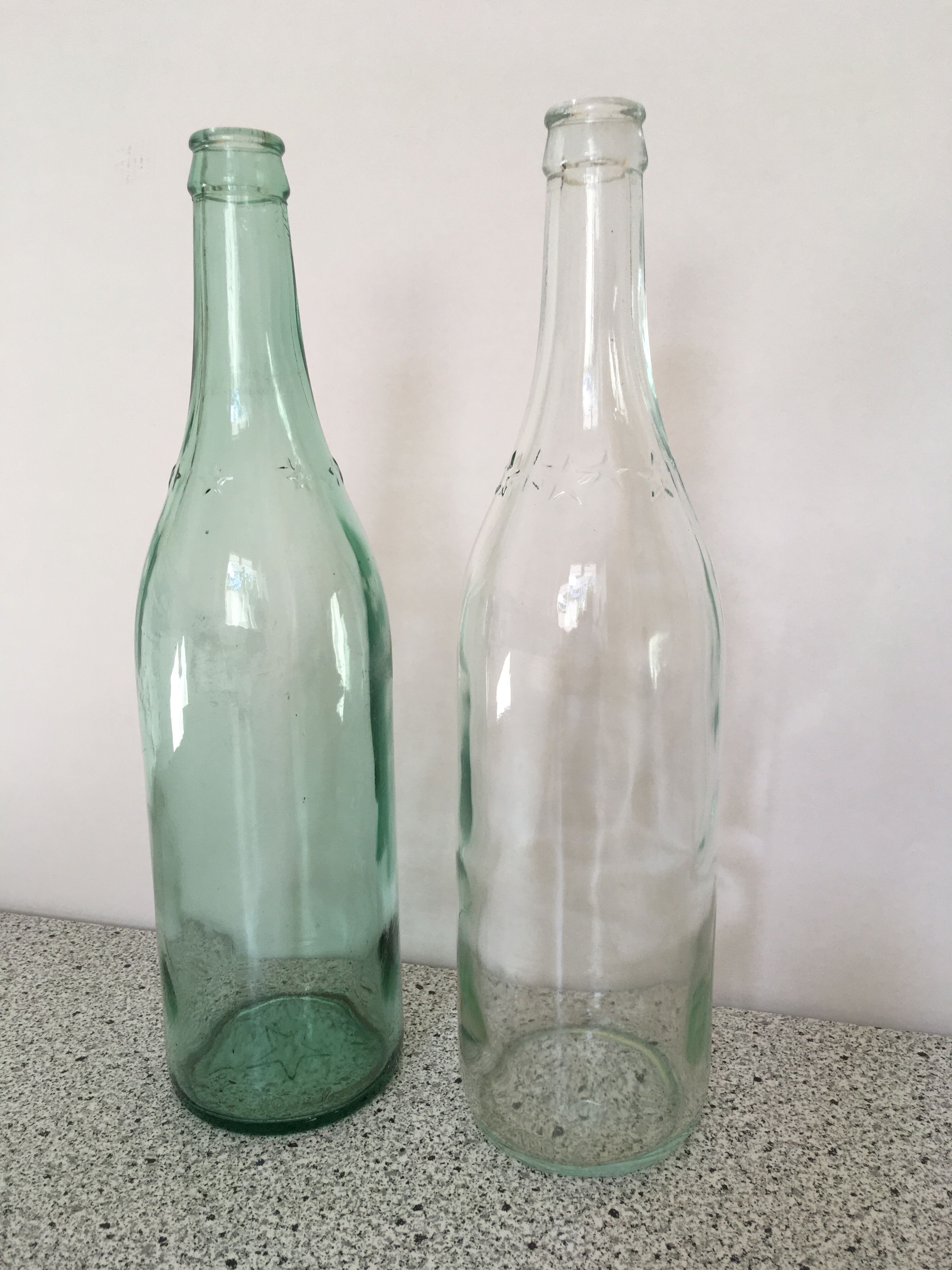 Two 1L star bottles