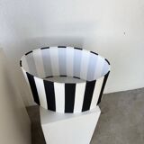 White lacquered metal table lamp from the 60s