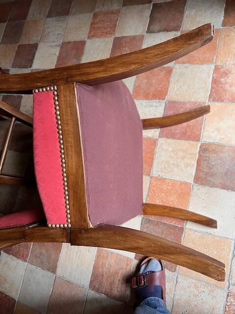 Empire lounge set: gondola bench with 4 legs + 6 matching armchairs