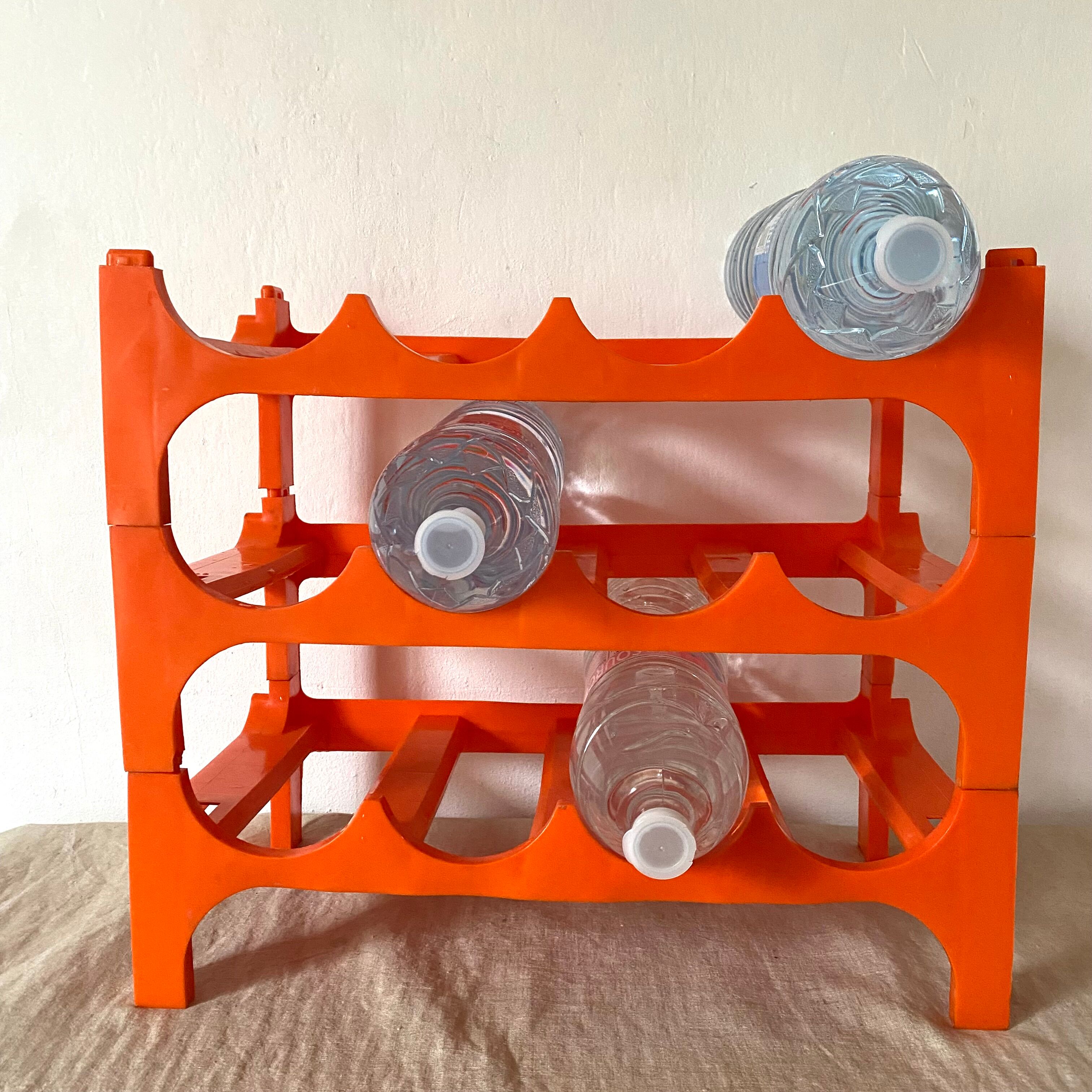 Vintage bottle holder SOMM 70s