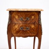 Unique bedside tables, France, circa 1920.