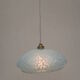 Old opaline suspension, blue clichy