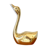 Brass swan 22 cm